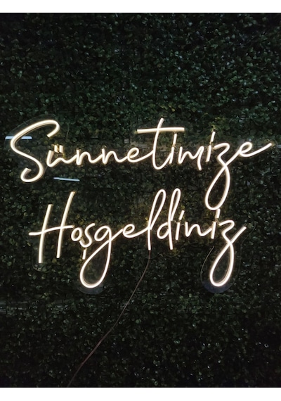 Sünnetimize Hoşgeldiniz Neon Led Dekoratif Aydınlatma 70x04cm
