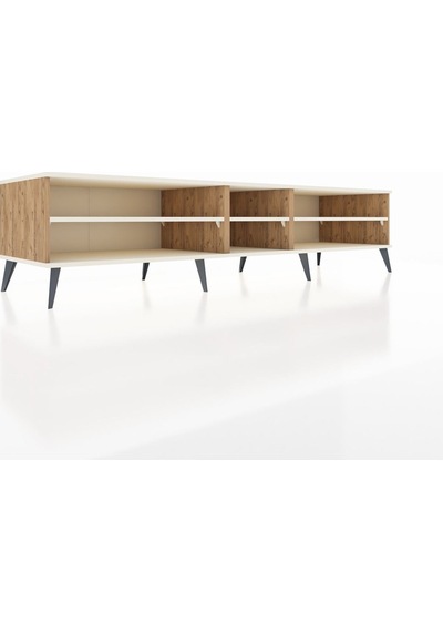 Kronos Tv Ünitesi 3 Raflı 220x59x51 Çam-aytaşı Aytası/aytası - Atlas Çam Kronos Tv Ünitesi 3 Raflı 220x59x51 Çam-aytaşı Aytası/aytası - Atlas Çam