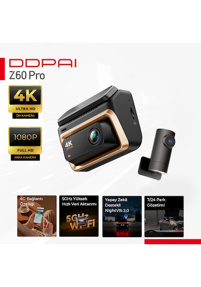 Ddpaı Z60 Pro Araç İçi Kamera