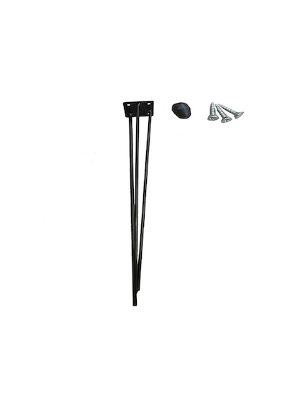 Metal Firkete Ayak 42 Cm 4lü Set Masa Orta Sehpa Zigon Kütük Ayak