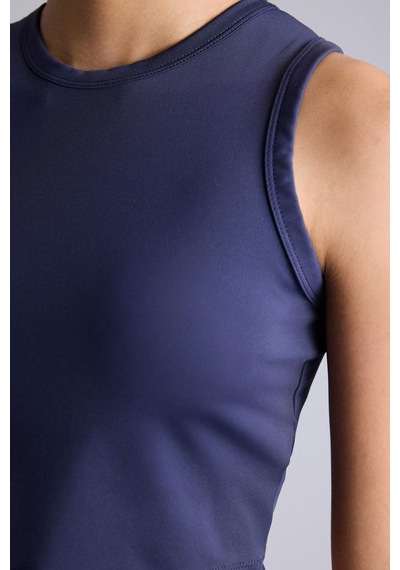 Defacto Crop Top Bisiklet Yaka Sporcu Atlet E7723ax26spın277 İndigo-ın277 Defacto Crop Top Bisiklet Yaka Sporcu Atlet E7723ax26spın277 İndigo-ın277