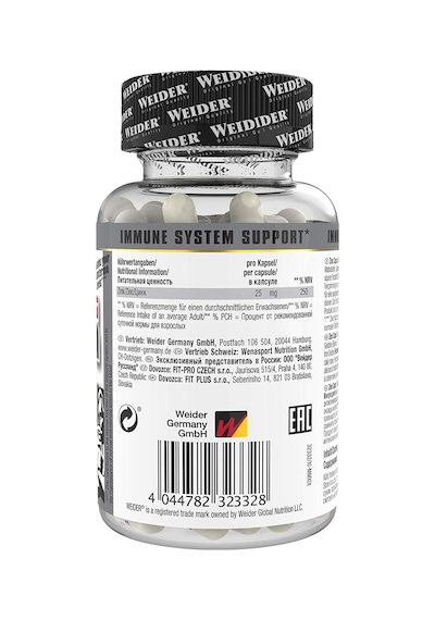 Weider Strong Zinc Caps 120 Caps