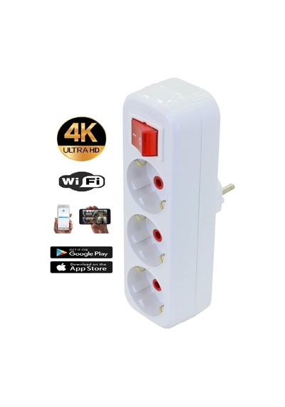 Beyaz Kablosuz Wifi Üçlü Priz Bebek Bakıcı Güvenlik  Beyaz - 932141636