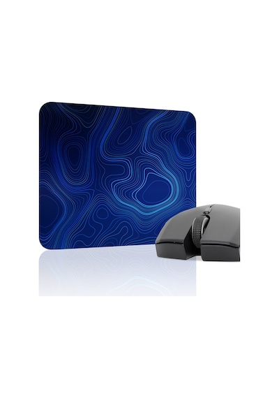 Topography Kaymaz Dikişli Kauçuk Oyuncu Mousepad V1 - 22x18 Gaming Mouse Pad Fare Altlığı