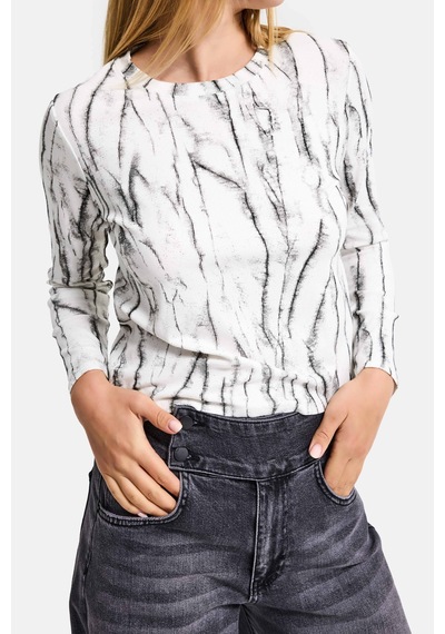 Itsbasic Kadın Beyaz W5 Özel Tasarım Kumaş Elastan Body