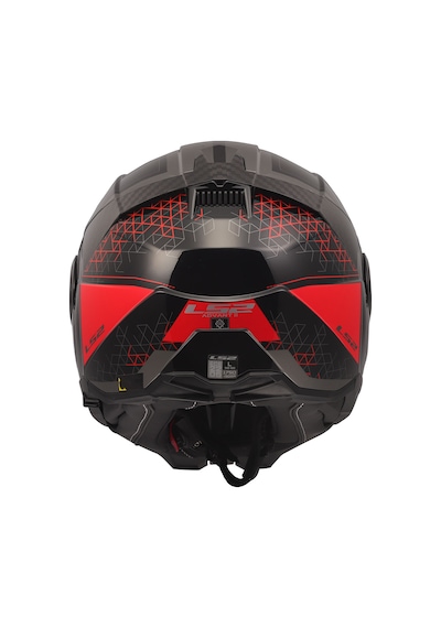 Ls2 Advant 2 Astral Çene Açılır Kask Kırmızı - Siyah