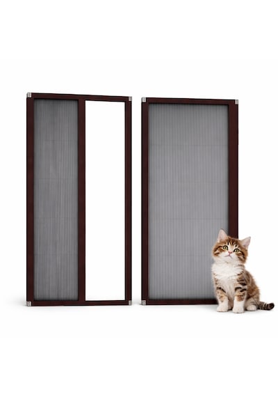 Akordiyon Kapı Kedi Sinekliği En:0-100 Cm X Boy:0-220 Cm Demir, Ahşap,pimapen,alüminyum Uyumlu Çok Renkli