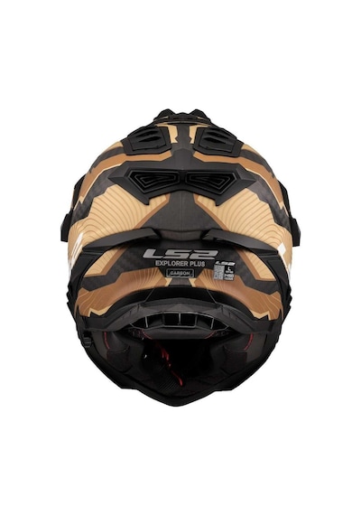 Ls2 Explorer C Karbon Trick Kapalı Kask Kum