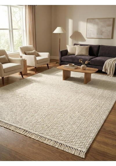Dizayn 1063 Vizon Kaymaz Taban Koridor Halısı Kesme Yolluk Mutfak Halısı Modern Salon Halısı Bej