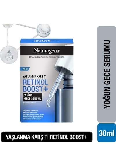 Neutrogena Retinol Boost   Yoğun Gece Serumu 30 ML