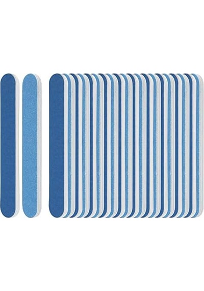 Mini Köpük Pano, Çift Taraflı Tırnak Törpüsü, 220/320 Tanecik, 8,9 Cm U X 12,7 Cm G, Mavi, 50 Adet 50 x 22