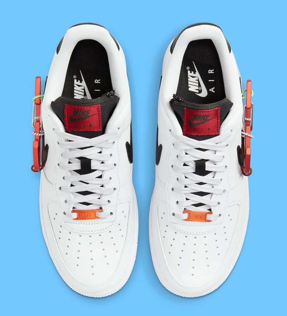 Nike Air Force 1 Low Carabiner Swoosh Red Spor Ayakkabı Çok Renkli