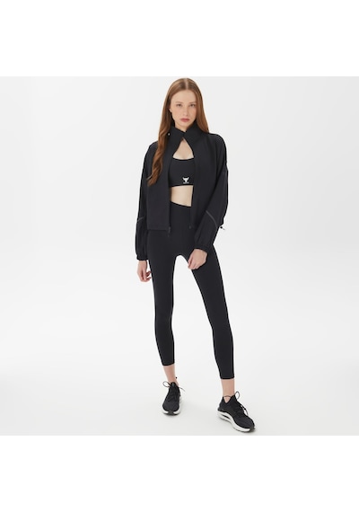 Under Armour Unstoppable Kadın Siyah Rüzgarlık Düz 1374889 Siyah