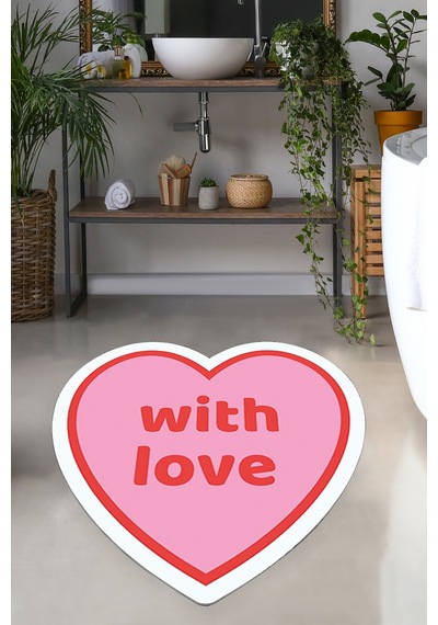 WELOVE DJT ÇAP 200X200 CM Banyo Halısı Banyo Paspası