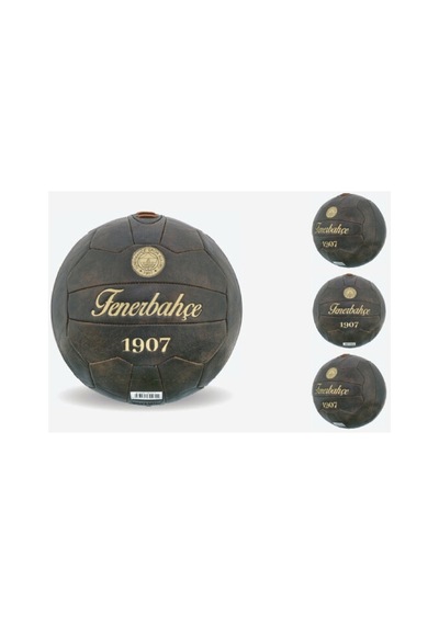 1907 Nostalji Futbol Topu Dekoratif Vintage Taraftar Kahverengi