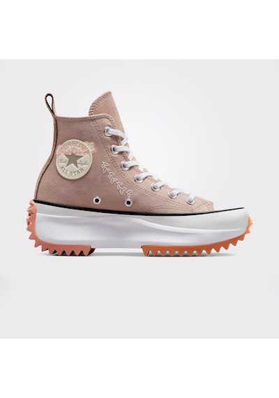 Converse Run Star Hike Platform Scribble Unisex Bej Sneaker