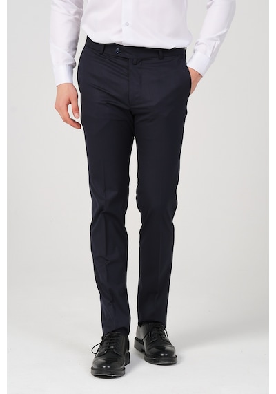 Slim Fit Erkek Kumaş Pantolon Lacivert