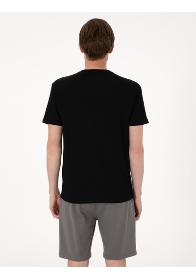 Pierre Cardin Erkek Siyah Tişört 50306802-vr046 Siyah