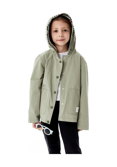 Benitto Kids Kız Çocuk Mevsimlik Yağmurluk Ceket 51360 Yeşil