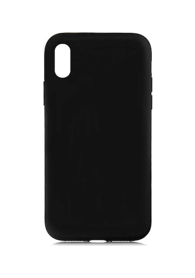 Apple Uyumlu iPhone XS Max 6.5 Kılıf Zore Lsr Lansman Kapak-Siyah
