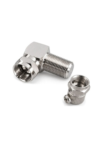 Powermaster Pm-24852 90 Derece L Tip F Vidalı Çevirmeli Konnektör