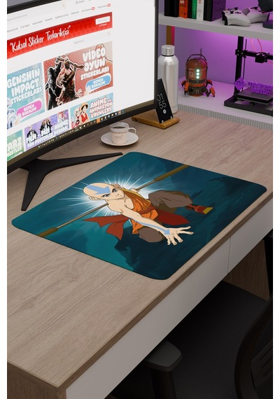 Avatar Son Hava Bükücü Dikişli Kauçuk Oyuncu Mousepad V5 - 48x40 Xl Gaming Mouse Pad