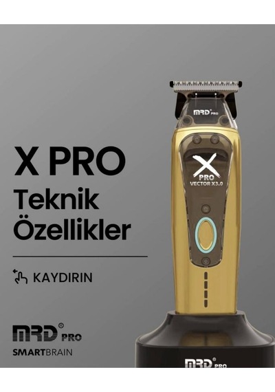 Mrd Gmt-999 Pro-x 3.0 Profesyonel Sakal Kesme Makinesi Gold