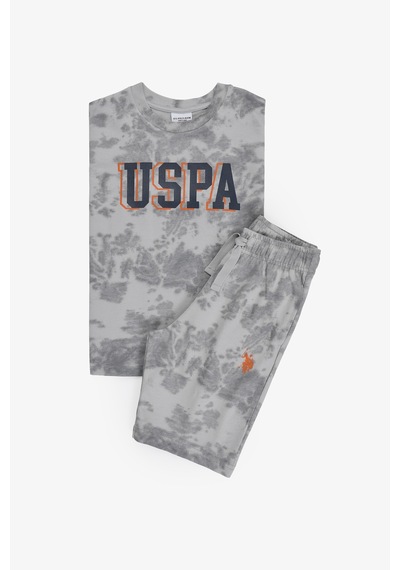 U.S. Polo Assn. Erkek Çocuk Gri Pijama Takım 50326619-vr024