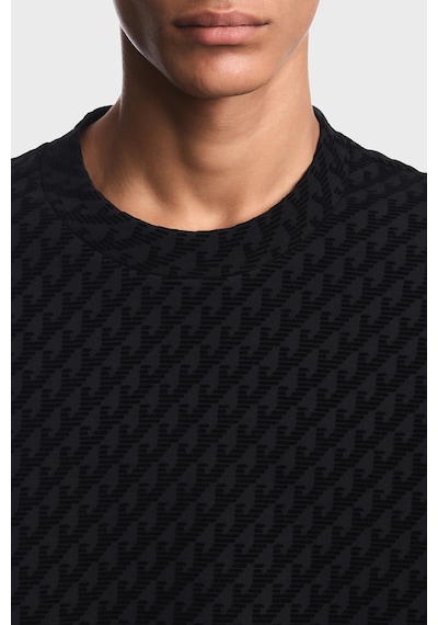 Emporio Armani Tamamı Logolu Pamuklu Bisiklet Yaka Sweat Erkek Sweat Em006874 Af10013 Fc375 Siyah