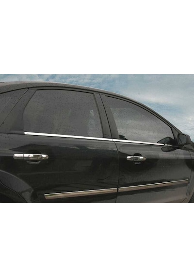 Ford Focus 2 Krom Cam Çıtası 4 Parça 2005-2011 Arası