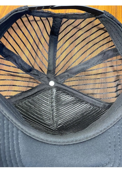 Hamze Trucker Model Baskılı Hafif Yazlık Beyzbol Cap Şapka Siyah - Gümüş