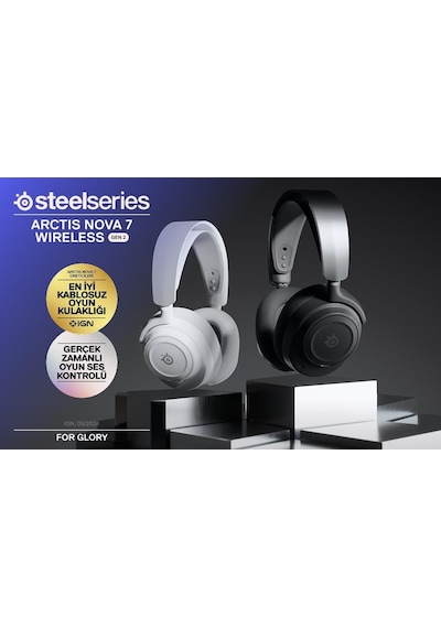 Steelseries Arctis Nova 7p Gen2 Kablosuz Siyah Gaming Kulaklık