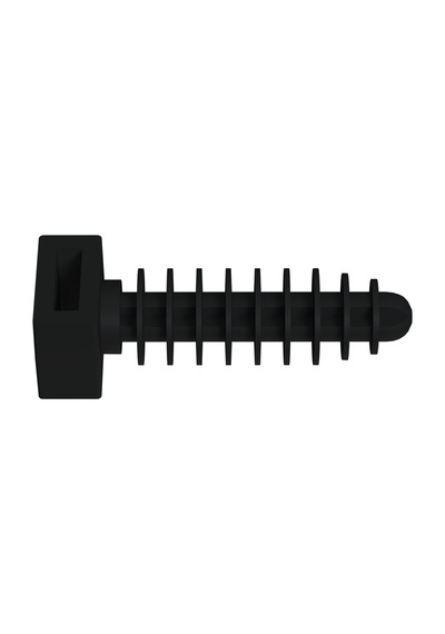 Cateksss Klips Dübel 8 Mm Siyah - 45 Li Paket