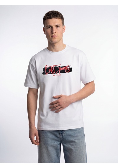 LOFT Loose Fit Erkek Tshirt K.kol Lf2042735 Q1.v1 Beyaz