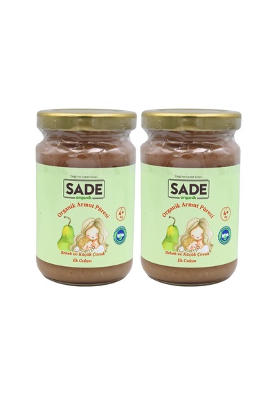 Sade Organik Armut Püresi 100 Gr. 2 Li