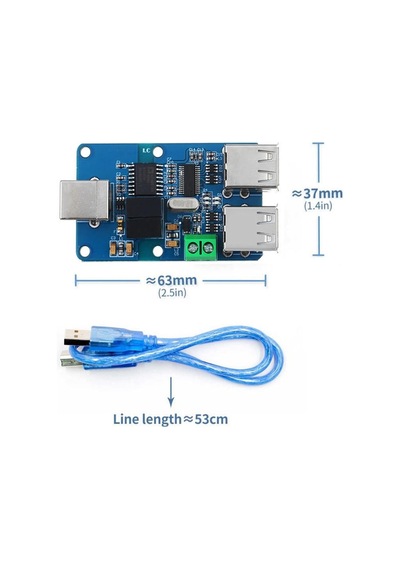 Adum3160 4 Port Usb Modül 4 Kanal Usb Izolatör 1500v 12 Mbps Usb