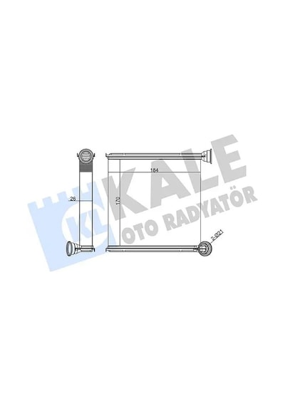 Audi A3 Kalorifer Petegi 1.6 Tdi 2013-2019 Kale 346265