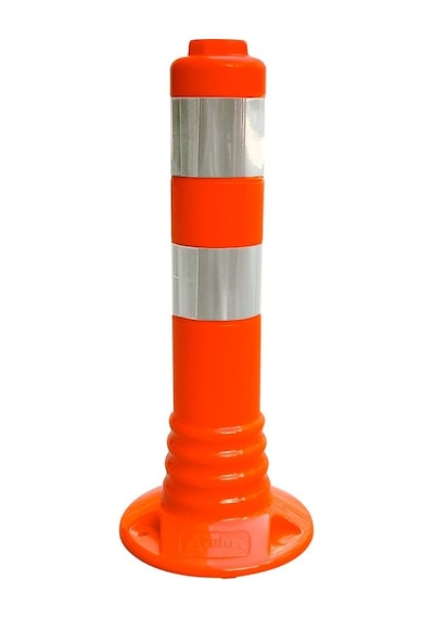 İleri Trafik Delinatör 40  x  8 CM TPU - Soketli, Esnek Duba