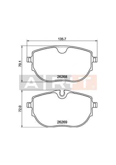 Ön Balata Vw T6-t7 Depomıx - 60 2015 -