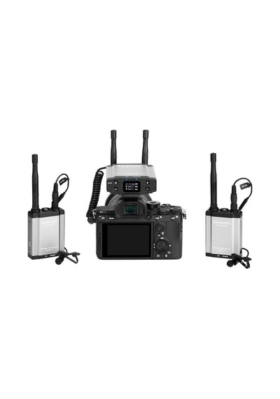 Saramonic Vlink2 Kit2 (TX+TX+RX) 2.4 GHz Kablosuz Mikrofon Sistemi