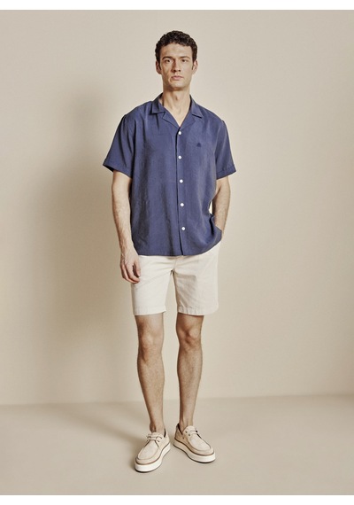 Brooks Brothers Lacivert Erkek Regular Fit Nakışlı Gömlek Bbss26msh018