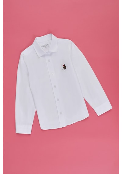 U.S. Polo Assn. U.s. Polo Assn. Kız Çocuk Beyaz Gömlek Basic 50324760-vr013