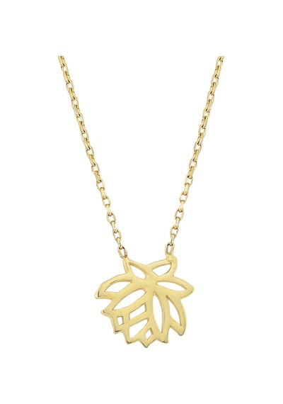 Glorria Altın Lotus Çiçeği Kolye N11.28889