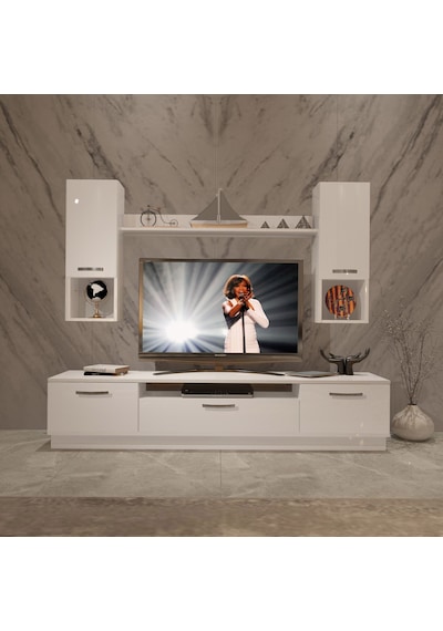 Decoraktiv Trendstyle 5da Mdf Tv Ünitesi Tv Sehpası Beyaz