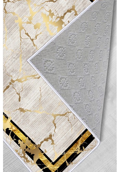 Rovigo Home Dijital Baskı Yıkanabilir Kaymaz Taban Salon Halısı RVG0380 Çok Renkli