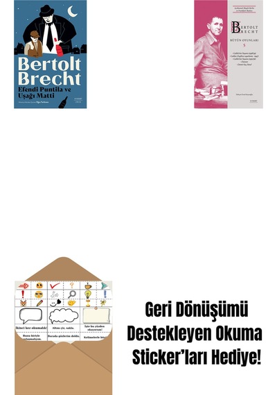 Efendi Puntila Ve Uşağı Matti + Bertolt Brecht - Bütün Oyunları 5 + Okuma Sticker'ları