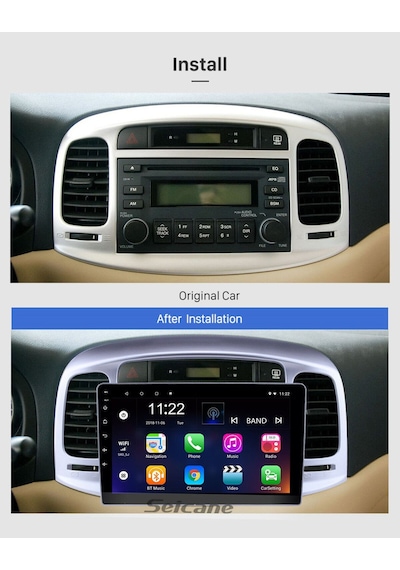 Hyundaı Accent 2009+ Uyumlu Multimedya Navigasyon Usb Kamera Carplayer