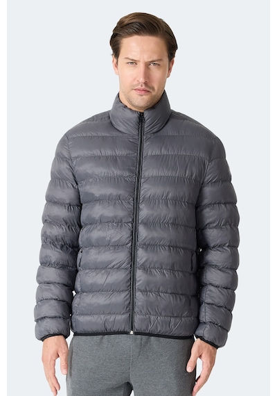 Slazenger Braum Erkek Koyu Gri Mont & Kaban Koyu Gri