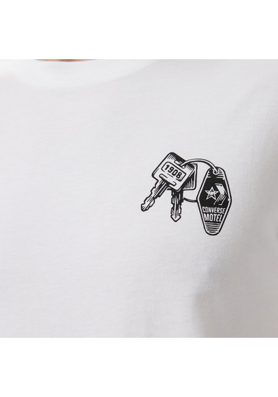 Converse Skeleton Party Erkek Beyaz T-shirt10027726
