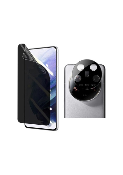 Xiaomi Mi 14 Ultra Kavisli Hayalet Nano Ekran Koruyucu + Kamera Lens Koruyucu